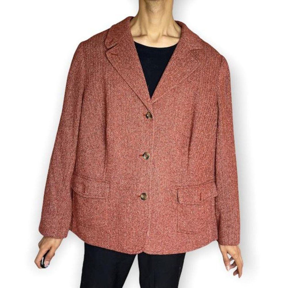Vintage Wool Blend Blazer cottage core goth coat jacket emo girl metal punk
